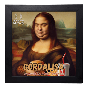 Quadro Gordalisa (30x30cm)