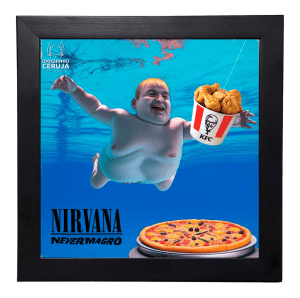 Quadro Nirvana Nevermagro (30x30cm)