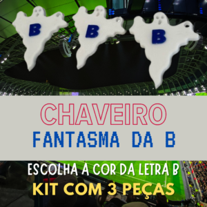 Chaveiro Fantasma da Série B (Kit com 3 unidades)